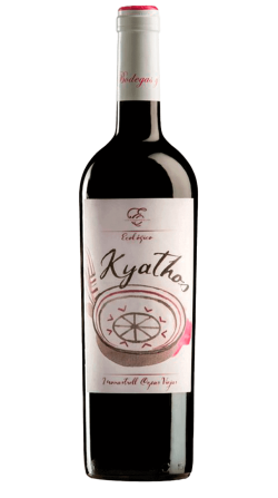Compra el vino tinto ecológico kyathos de la bodega Evine