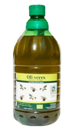 Aceite de Oliva Virgen Extra Ecológico de la variedad Reguers en formato 2 litros