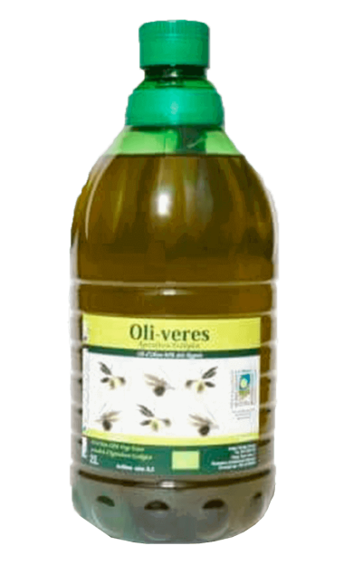 Aceite de Oliva Virgen Extra Ecológico de la variedad Reguers en formato 2 litros