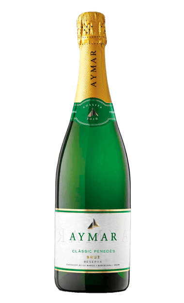 Compra el vino espumoso ecológico Aymar Brut Reserva 2016