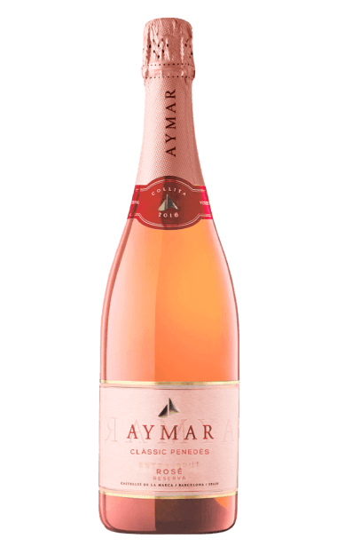 Compra el vino espumoso ecológico Aymar Rosé Extra Brut Reserva 2016