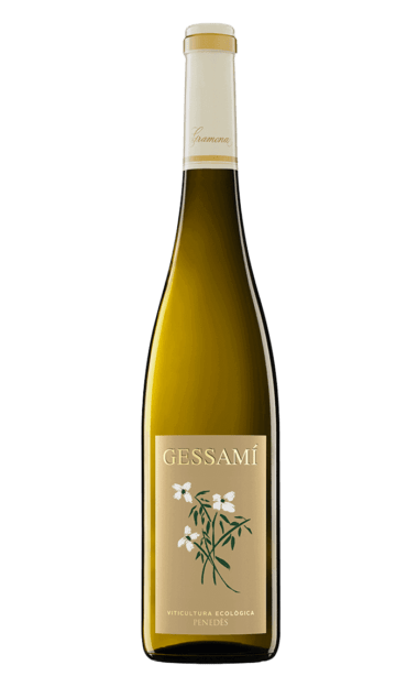 Botella del vino ecológico Gramona Gessami