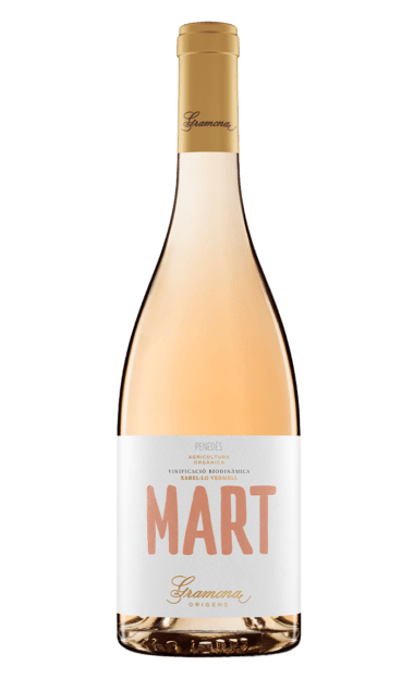 Botella del vino ecológico Gramona Mart 2020