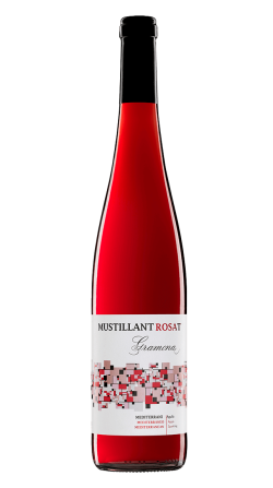 Botella de vino ecológico Gramona Mustillant Rosat