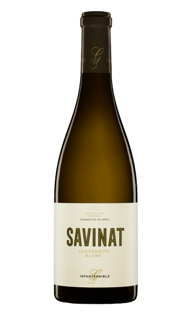 Botella del vino ecológico Gramona Savinat 2018