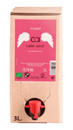 Compra el Bag in box Celler Arrufi Rosado ecológico de Bodegas Celler Arrufi